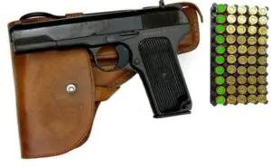 Охолощенный пистолет Тульского Токарева под холостой патрон 9мм